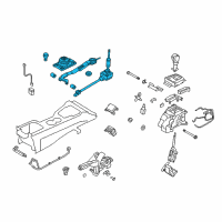 OEM 2016 Hyundai Genesis Coupe Lever Assembly-Manual Transmission Diagram - 43700-2M630-9P