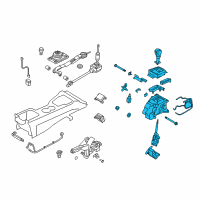 OEM 2014 Hyundai Genesis Coupe Lever Assembly-Automatic Transmission Diagram - 46700-2M680