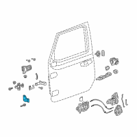 OEM 2022 Jeep Wrangler Hinge-Body Half Diagram - 68297677AC