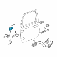 OEM 2020 Jeep Gladiator Door Diagram - 68302124AE