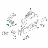 OEM 2021 Hyundai Kona Electric Complete-C/PAD LWR Sw Diagram - 93300-K4060-SPS