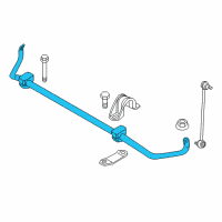OEM 2015 BMW 750Li Stabilizer Front With Rubber Mounting Diagram - 31-35-6-788-627