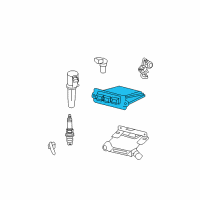 OEM 2009 Mercury Mariner ECM Diagram - 9L8Z-12A650-DG