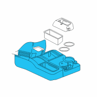 OEM 2003 Dodge Ram 1500 Console-Floor Diagram - 5GT261QLAB