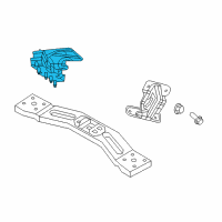 OEM Jeep Liberty Bracket-Transmission Mount Diagram - 52125137AI