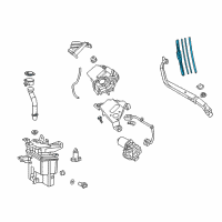 OEM 2018 Lexus LC500h Front Wiper Blade, Right Diagram - 85212-11030