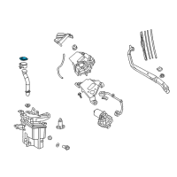 OEM 2021 Lexus LC500h Cap, Washer, A Diagram - 85316-11011