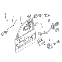 OEM BMW 740i Operating Rod Diagram - 51-21-8-170-497