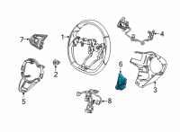 OEM 2022 Acura TLX Switch Assembly Diagram - 36770-TGV-A21