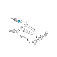 OEM 2005 Nissan 350Z THERMOSTAT Gasket Diagram - 21049-ZL80C