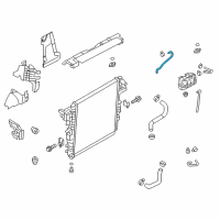 OEM 2017 Nissan Armada Hose-Reservoir Tank Diagram - 21741-5ZM0A