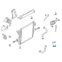 OEM 2021 Nissan Armada Hose - Auto Transmission Oil Cooler Diagram - 21632-1LA0A