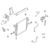 OEM 2021 Nissan Armada Hose-RESERVER Tank Diagram - 21743-1LA0A