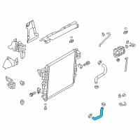 OEM 2022 Nissan Armada Hose-Lower Diagram - 21503-1LA0B