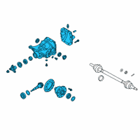 OEM 2019 Kia K900 Carrier Assembly-DIFFERE Diagram - 530004J027
