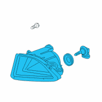 OEM 2010 Acura RL Foglight Assembly, Right Front Diagram - 33900-SJA-A02