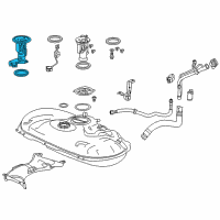 OEM 2014 Honda Accord Module Assembly, Fuel Pump Diagram - 17708-T3V-L01