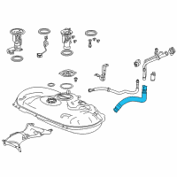 OEM Honda Accord Tube, Filler Neck Diagram - 17651-T3V-L01