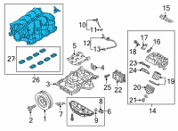 OEM Kia Manifold Assembly-Intake Diagram - 283103F500
