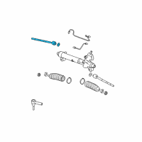 OEM 2008 Saturn Vue Inner Tie Rod Diagram - 19149839