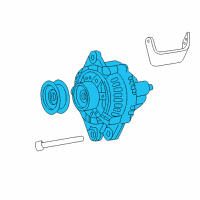 OEM 2001 Kia Optima Reman Alternator Diagram - 3730037405RU