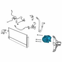 OEM Jeep Renegade COMPRESSO-Air Conditioning Diagram - 68254761AA