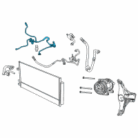 OEM 2015 Jeep Renegade Hose-A/C Liquid Diagram - 68412506AB