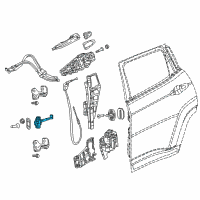 OEM 2020 Jeep Compass Check-Rear Door Diagram - 68243645AB