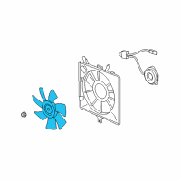 OEM Honda CR-V Fan, Cooling Diagram - 38611-RBB-003