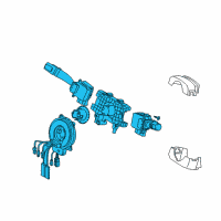 OEM 2008 Kia Sorento Switch Assembly-Multifunction Diagram - 934003E310