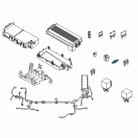 OEM Ford Five Hundred Main Fuse Diagram - F87Z-14526-BA