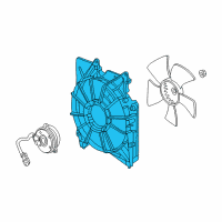 OEM Acura RLX Shroud (Denso) Diagram - 19015-R9P-A01