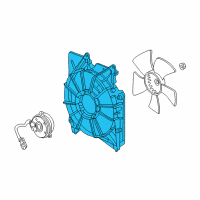 OEM Acura Shroud (Denso) Diagram - 19015-R9P-A01
