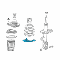 OEM Toyota C-HR Lower Insulator Diagram - 48158-F4010