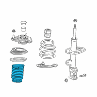 OEM Toyota C-HR Spring Seat Diagram - 48559-F4011