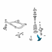 OEM Toyota Sienna Knuckle Diagram - 43211-08010