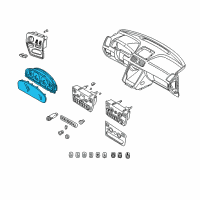 OEM 1991 Dodge Monaco Third Brake Light Diagram - 36002768