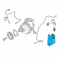 OEM BMW ActiveHybrid 7 Activated Charcoal Filter Diagram - 16-13-7-371-451
