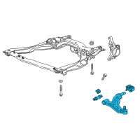 OEM 2016 Chevrolet Spark Lower Control Arm Diagram - 95368367