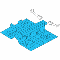 OEM 2012 Hyundai Genesis Floor Pan Diagram - 652103M151