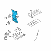 OEM Ford Focus Front Cover Diagram - 1S7Z-6019-AB