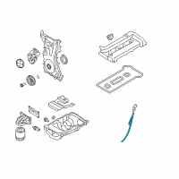 OEM 2011 Ford Transit Connect Oil Tube Diagram - 8S4Z-6754-A