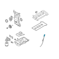 OEM 2009 Ford Focus Dipstick Diagram - 3S6Z-6750-AE