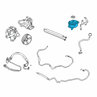 OEM Cadillac XTS Reservoir Asm-P/S Fluid Diagram - 23259980