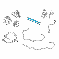 OEM Cadillac XTS Cooler Pipe Diagram - 13280139