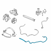 OEM 2013 Buick LaCrosse Hose Asm-P/S Gear Outlet Diagram - 23333662