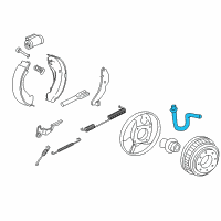 OEM 1993 GMC K1500 Suburban Hose Asm, Rear Brake Diagram - 19366771