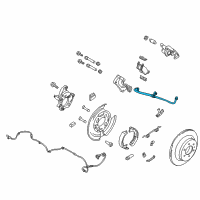 OEM Ford F-150 Flex Hose Diagram - DL3Z-2268-B