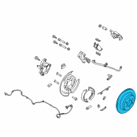 OEM 2014 Ford F-150 Rotor Diagram - FL3Z-2C026-C