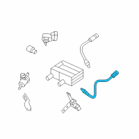 OEM 2010 Kia Optima Oxygen Sensor Assembly Diagram - 392102G350